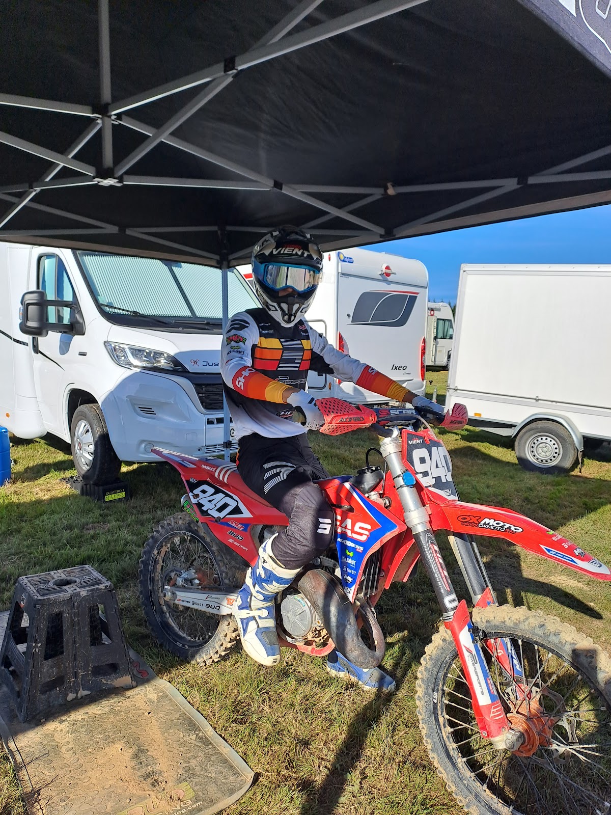 Terrain de motocross à Hardanges