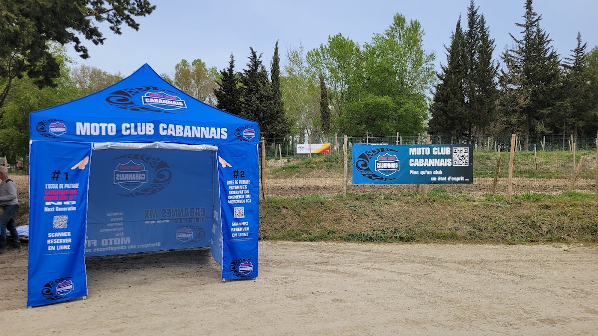 Terrain de motocross à Cabannes