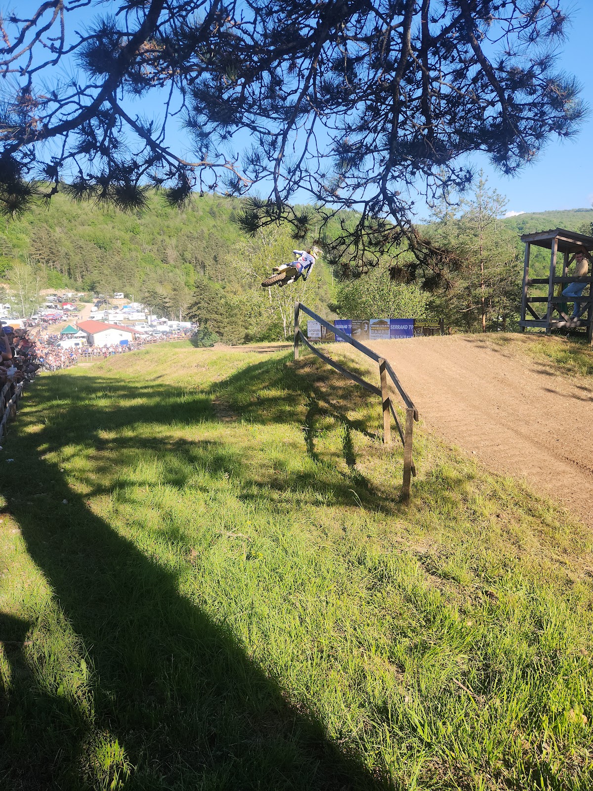 Terrain de motocross à Valzin en Petite Montagne