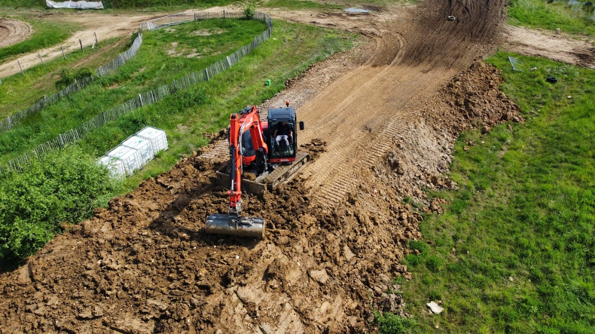 Terrain de motocross à Saint-Maur