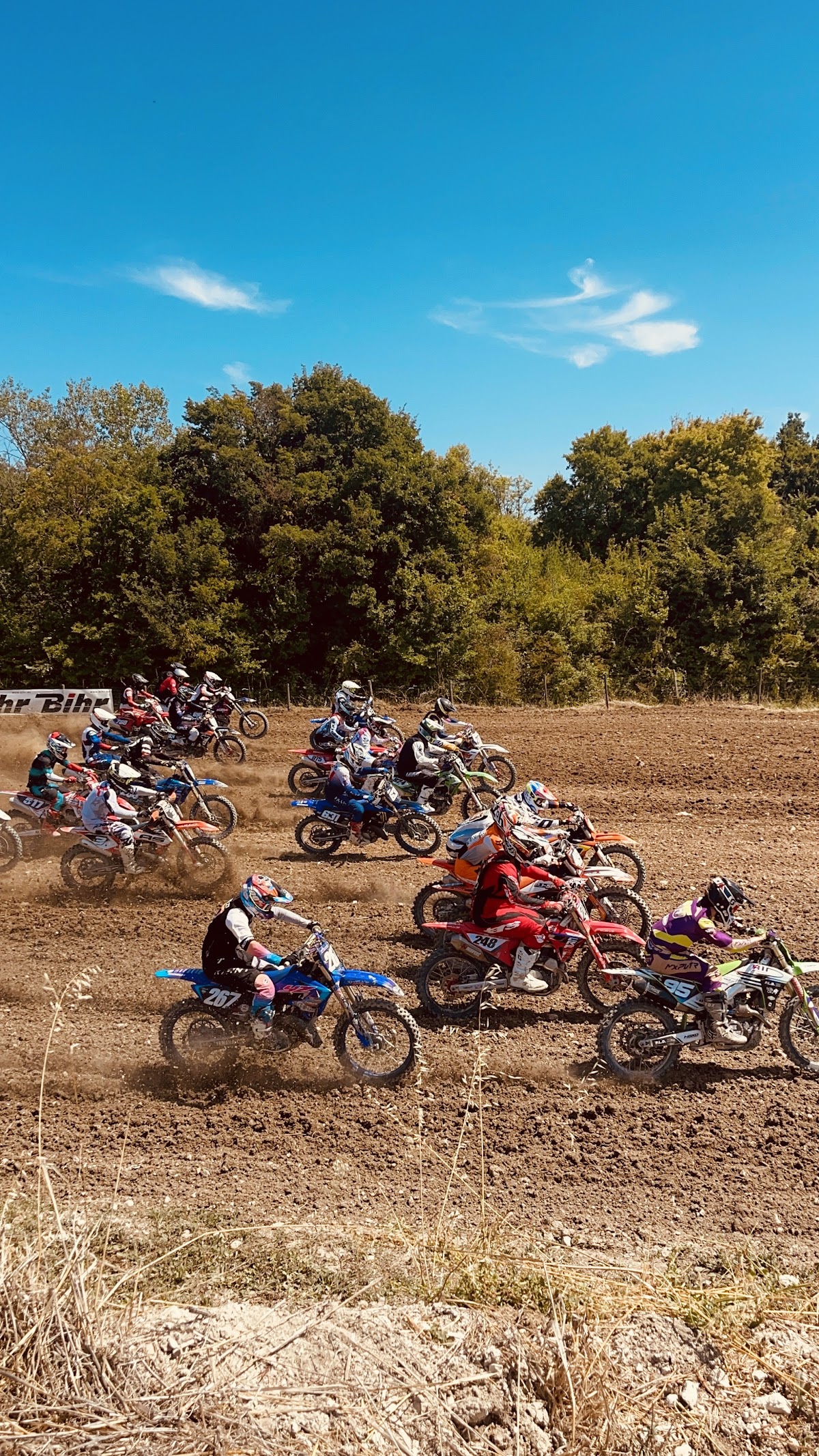 Terrain de motocross à Segonzac