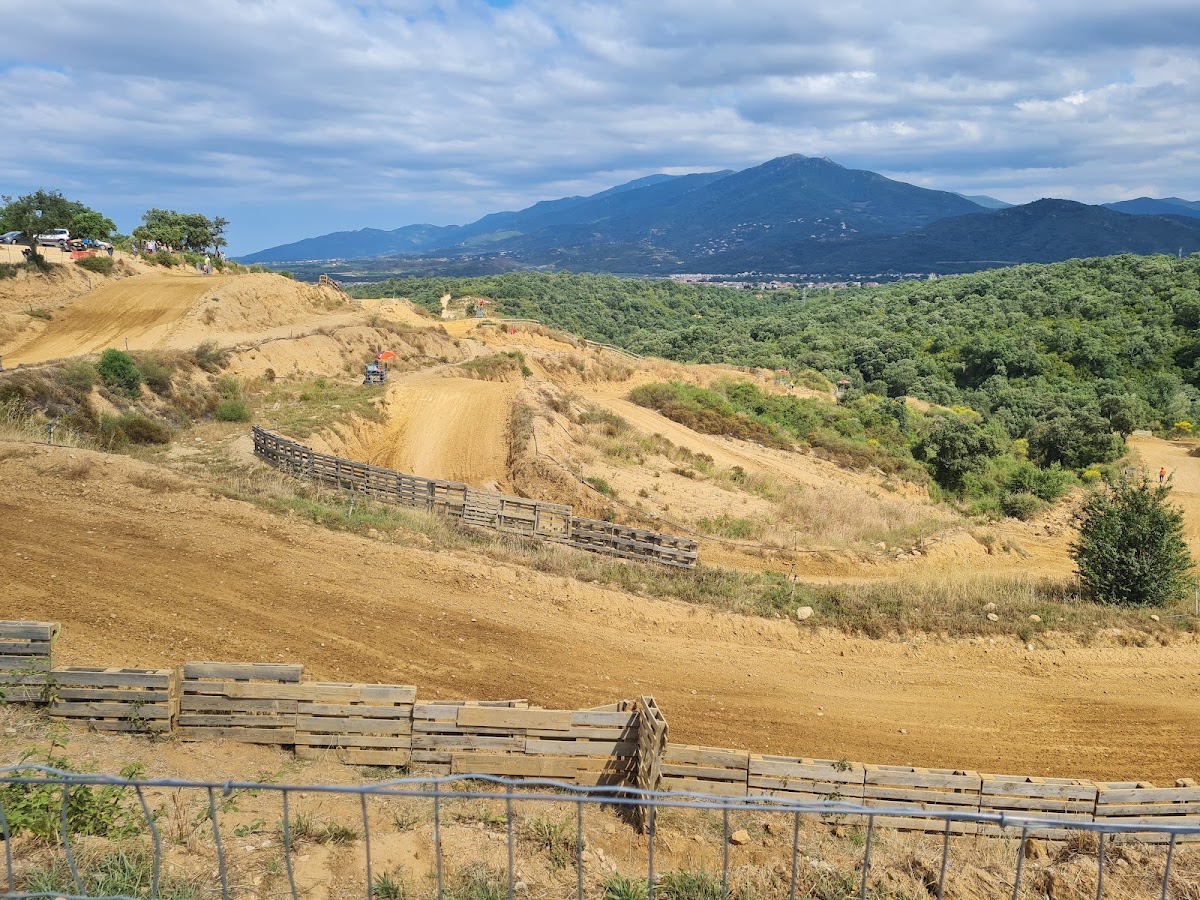 Terrain de motocross à Le Boulou